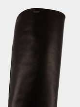 Prada Black Leather Knee-High Boots