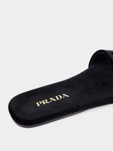 Prada Flat Velvet Slides