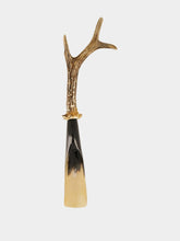 Lorenzi Milano Small Roe Deer Antler and Zebu Horn Shoehorn