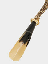 Lorenzi Milano Small Roe Deer Antler and Zebu Horn Shoehorn