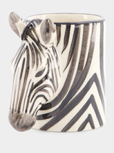Quail Ceramics Zebra pencil pot