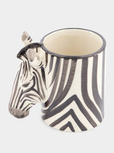 Quail Ceramics Zebra pencil pot