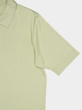 Piacenza 1733 Light Green Silk and Cotton Polo Shirt
