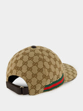 Gucci Beige and Dark Brown GG Canvas Baseball Hat