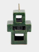 Honoré Textured Green Eros Table Lamp