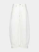 Frame Au Natural High-Rise Barrel Jeans