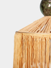 Honoré Henriette Parasol Raffia + Fringes Pendant Light
