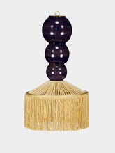 Henriette Parasol Raffia + Fringes Pendant Light | PDP - Fashion Clinic