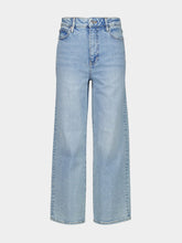 Frame Dolly Light Blue Wide-Leg Jeans