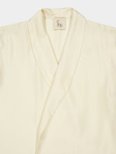 Paula Flight Cream Silk Twill Kimono