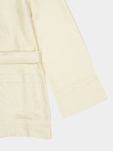 Paula Flight Cream Silk Twill Kimono