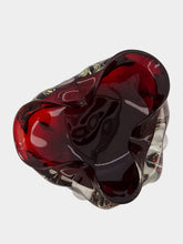 All Origine Deep Red Glass Decorative Ashtray