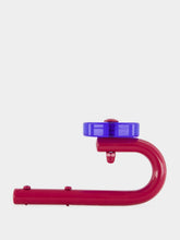 Laurent Badier Purple and Blue Acrylic Coat Hook