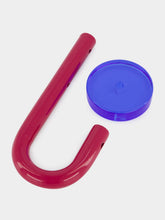 Laurent Badier Purple and Blue Acrylic Coat Hook