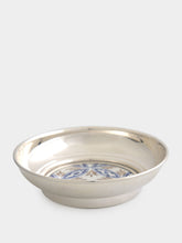 Leitão & Irmão Blue Round Tray with Uptown Tile