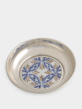 Leitão & Irmão Blue Round Tray with Uptown Tile