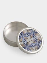 Leitão & Irmão Blue Silver Box with Portuguese Tile