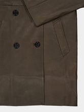 Stouls Cocoa Brown Lucia Lambskin Leather Coat