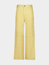 Stouls Yellow Butter Benny 25 Stretch Leather Trousers