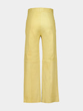 Stouls Yellow Butter Benny 25 Stretch Leather Trousers