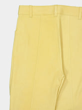 Stouls Yellow Butter Benny 25 Stretch Leather Trousers