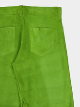 Stouls Avocado Green Lilou Stretch Leather Pants