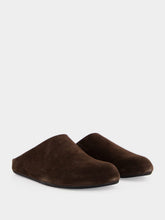 Officine Creative Brown Babouche 001 Suede Mule Sandals
