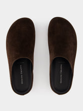 Officine Creative Brown Babouche 001 Suede Mule Sandals