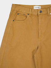 Frame Camel High-Rise Bubble Barrel Jeans