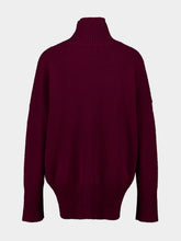 Lisa Yang Deep Plum Heidi Cashmere Sweater
