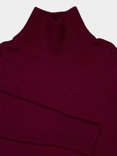 Lisa Yang Deep Plum Heidi Cashmere Sweater