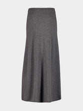 Lisa Yang Grey Dolly Knitted Cashmere Maxi Skirt