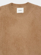 Lisa Yang Dark Beige Juniper Brushed Cashmere Sweater