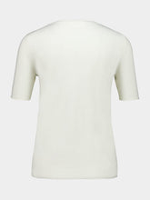Lisa Yang Cream Ari Cashmere T-Shirt