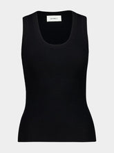 Lisa Yang Black Ina Cashmere Tank Top