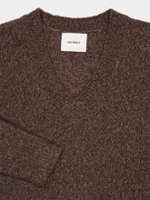 Lisa Yang Dark Brown Leona Silk Cashmere Sweater
