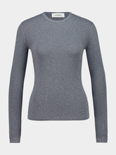Lisa Yang Light Grey Vivian Cotton Cashmere Top