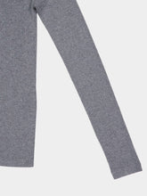 Lisa Yang Light Grey Vivian Cotton Cashmere Top