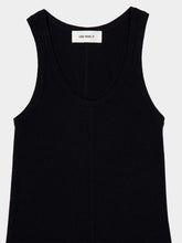 Lisa Yang Black Meng Cotton Cashmere Top