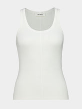 Lisa Yang White Meng Cotton Cashmere Top