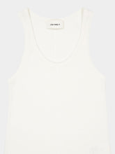 Lisa Yang White Meng Cotton Cashmere Top