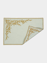 Borgo Delle Tovaglie Venaria Linen Placemat in Ice and Ginger