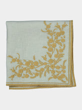 Borgo Delle Tovaglie Venaria Linen Napkin in Ice and Ginger