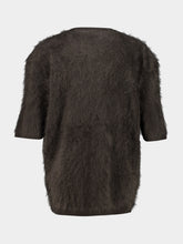 Lisa Yang Dark Fern Brushed Maren Cashmere Top