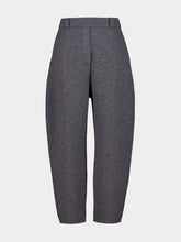 Lisa Yang Graphite Wrenda Cashmere Barrel Trousers