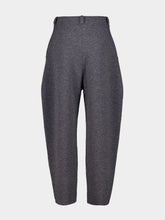 Lisa Yang Graphite Wrenda Cashmere Barrel Trousers
