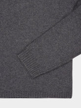 Lisa Yang Grey Knitted Cashmere Turtleneck Sweater Zerlina