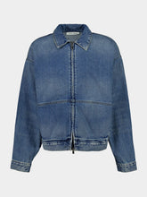 Fear Of God Essentials Classic Blue Denim Trucker Jacket