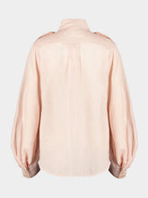 Zimmermann Blush Utility Ramie Shirt