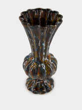 All Origine Fat Lava Ceramic Vase in Grey and Blue